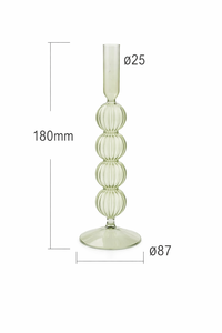 Juego de Portavelas Cónicos de Vidrio de Borosilicato con Diseño Nórdico, Decoración Navideña para el Hogar, Hecho a Mano, Alta Calidad, Resistente al Calor - Product Image 2