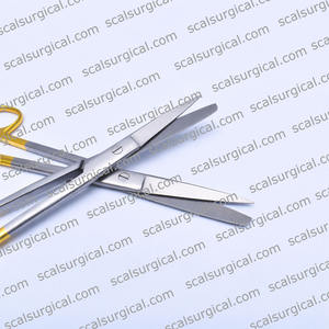 Ciseaux de Soin Incurvés Droits de Haute Qualité 18 cm, en Acier Inoxydable Tranchant et à Bout Rond, pour Infirmières et Chirurgiens, pour Retirer les Points de Suture - Product Image 2