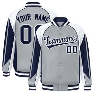 Blouson universitaire brodé de haute qualité 2026, idéal pour les uniformes d'équipe (vente en gros) - Product Image 1