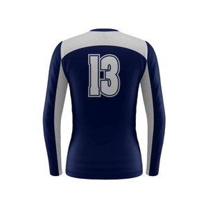 Uniforme de Voleibol de Alta Gama al por Mayor, Personalizado con Nombre y Número del Equipo, Impresión por Sublimación, Cuello Redondo, Conjunto de Uniforme de Voleibol Femenino - Product Image 2