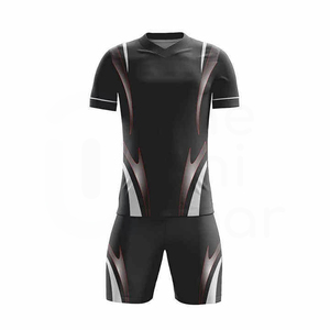Ensembles de maillots de football en gros, personnalisables pour équipes, avec shorts, impression numérique OEM, respirants, séchage rapide, légers, 100% coton - Product Image 1