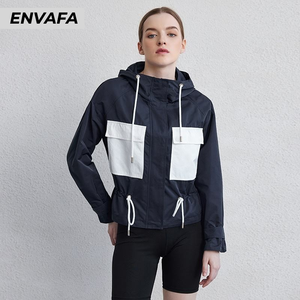 Chaqueta Corta Acolchada para Mujer, con Botones y Cremallera, Ligera, Holgada, con Bolsillos, Personalizable, Resistente al Viento y Ecológica - Product Image 6