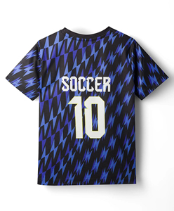 Conjunto de Camiseta y Pantalones Cortos de Fútbol para Niños y Niñas, Manga Corta, Uniforme Deportivo Transpirable, Personalizable por Sublimación - Product Image 2