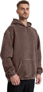 <b>Mens</b> Fleece <b>Hoodie</b> Pullover Warm <b>Thick</b> Fabric Casual Sweatshirt <b>Hoodie</b> with Adjustable Drawstring Hood Comfortable Everyday Wear - Product Image 3