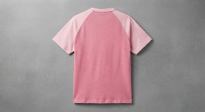T-shirt décontracté à manches raglan pour homme grande taille, personnalisable par sérigraphie, en jersey de coton respirant et à séchage rapide, avec devant vierge - Product Image 2