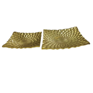 Elegant Modern Table Decoration Aluminium <b>Tray</b> Designer Metal <b>Tray</b> <b>Gold</b> Color Finished for Decor & <b>Serving</b> Accessories - Product Image 5
