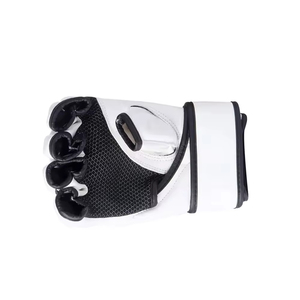 Gants de MMA légers, respirants, à demi-doigts, à bas prix, services OEM, de qualité supérieure, élégants, pour l'entraînement, en cuir, pour hommes. - Product Image 5