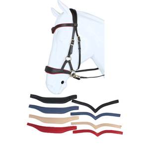 Brida para Caballo con Logotipo Personalizado, Acolchada y Colorida, con Cuero Vacuno Suave para Montar a Caballo, Productos Ecuestres - Product Image 5
