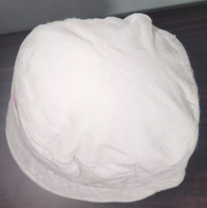 <b>White</b> <b>Bucket</b> <b>Hat</b> With OF Embroidery Logo Front Panel Casual Style Unisex Adult Spring Summer Canvas Material - Product Image 5