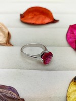 Bague en quartz champagne arc-en-ciel, bijou élégant en cristal et pierres précieuses, cadeau tendance pour femmes et filles, bague unique et colorée