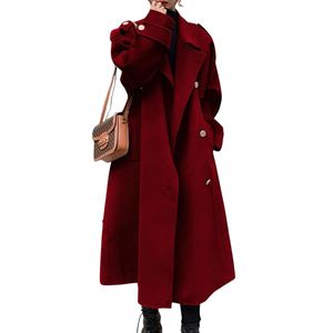 Gabardina de algodón caqui personalizada con solapa tipo tormenta, doble botonadura, cortavientos y transpirable para mujer - Product Image 5