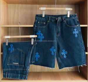 Service OEM en gros Shorts décontractés pour hommes à taille mi-haute 100% coton Couleur unie Broderie Séchage rapide Du Pakistan - Product Image 4