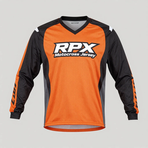 Maillot de motocross tout-terrain grande taille 2026 de fabrication pakistanaise, haute qualité, avec tissu en maille respirant et séchage rapide - Product Image 4