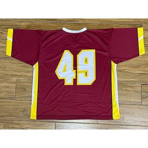 Maillot d'entraînement de crosse d'équipe sublimé-Couleur et logo personnalisés 100% Maillot de terrain léger respirant en polyester à séchage rapide - Product Image 6