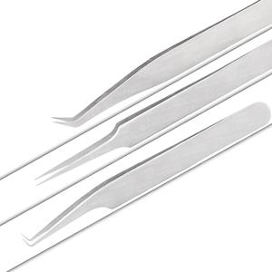 Pinzas de pestañas en forma de delfín de calidad superior para pestañas Embalaje personalizado y logotipo Herramienta de belleza tipo Punta de volumen - Product Image 1