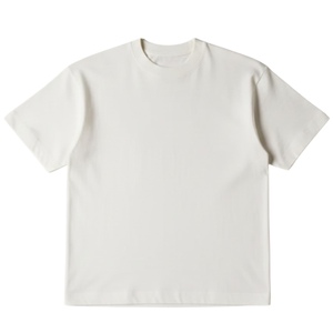 Men Heavyweight Blank T Shirt <b>Neutral</b> Oversized Cotton Short Sleeve Crew Neck Casual Plain Tee Wholesale OEM - Product Image 1