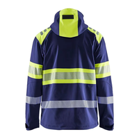 Veste Softshell Extérieure Respirante et Imperméable pour Homme/Femme, Bicolore, Plus Chaude, Réfléchissante, Haute Visibilité, Ignifuge, Extensible