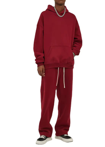 Conjunto Deportivo Unisex de Invierno con Sudadera Oversize de 350 GSM y Pantalones Jogger, Chaqueta con Logo Estampado para Hombre y Mujer - Product Image 2