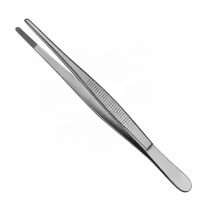 Surgical Tweezers Dental Medical Nursing Cotton & Dressing Forceps Straight The Basis of Surgical Dissecting Instruments CE ISOO