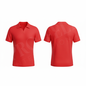 Polo en coton élégant à manches courtes, personnalisable (marque privée), décontracté et confortable, haut de gamme, vêtement de mode - Product Image 6