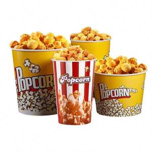 Gobelet personnalisé en papier kraft blanc écologique à double paroi de qualité alimentaire pour crème glacée, soupe, pop-corn et frites - Product Image 6