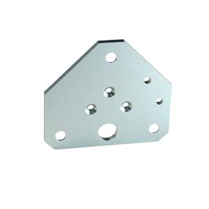 Boîtier d'adaptateur en aluminium EN AW 6061 T6 extrudé OEM VCU INTERNATIONAL INC, haute résistance, usiné CNC, revêtement en poudre, pour machines - Product Image 1