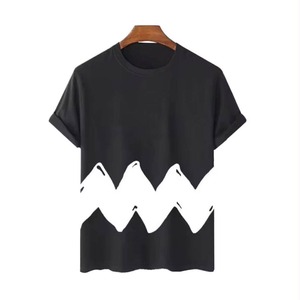 Camiseta de Hombre de Alta Calidad, Personalizada, Estampada, Multicolor, para Verano, Diseño Casual con Cuello Redondo, 100% Algodón, Transpirable - Product Image 3