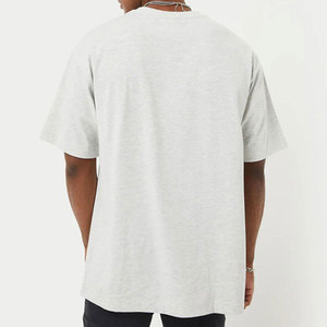 เสื้อยืดโอเวอร์ไซส์ผ้าหนา 250-330 GSM สไตล์วินเทจ ทรงหลวม ไหล่ตก สตรีทแวร์ ผู้ชาย  โลโก้สั่งทำได้ ผ้าฝ้าย 100% - Product Image 4