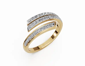 Anillo de Diamantes Radiance Split Band de 0.306 Quilates con 37 Diamantes, Elaborado en Oro Amarillo, Rosa o Blanco de 9kt, 14kt o 18kt, Joyería Fina - Product Image 5