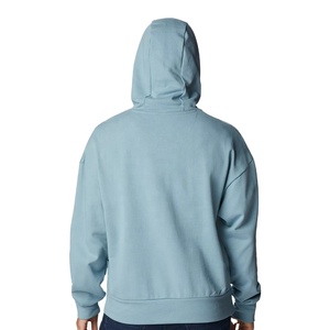 Nueva llegada sudaderas con capucha para mujer Drop Shoulder Heavyweight 100% algodón logotipo personalizado pulóver sudaderas con capucha para mujer - Product Image 5
