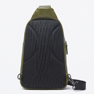 Sac bandoulière minimaliste en cuir véritable de qualité supérieure, sac de poitrine, vert olive, pour homme et femme, voyage de luxe, extérieur, imperméable - Product Image 6