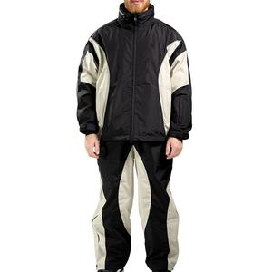 Conjunto de Chándal Cortavientos Personalizado para Hombre, Directo de Fábrica, Transpirable, con Capucha, para Invierno, con Logotipo Estampado, Tallas Grandes, Reversible - Product Image 1