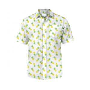 Men's Black Short Sleeve Casual <b>Shirt</b> With Cartoon Dinosaur Print Regular Fit Digital Printed <b>Polyester</b> Woven Fabric - Product Image 4