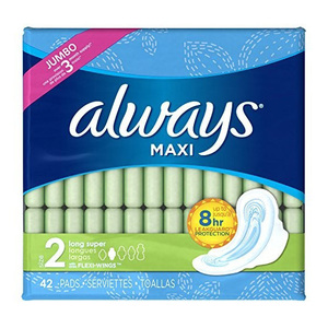 Serviettes hygiéniques Always Feminine Care, sensation douce en coton, pour l'hygiène quotidienne des femmes - Product Image 3