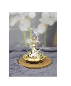 Exquisito Quemador de Incienso de Aluminio ATS Metals, Diseño Duradero para Incienso Indio, Distribución de Perfume de Larga Duración - Product Image 1