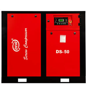 อุปกรณ์คอมเพรสเซอร์แบบสกรูโรตารี่ที่ทนทาน คอมเพรสเซอร์แบบสกรูสำหรับอุตสาหกรรมพร้อมชุดอุปกรณ์ปลายทางลม คอมเพรสเซอร์ลมแบบสกรูเทคโนโลยีขั้นสูง - Product Image 1