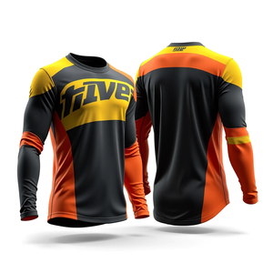 Comfortable Motorcycle Racing Wear Sublimated Jersey Auto Racing Wear Motocross Uniform Sportswear Men Motocross Shirt - Product Image 1