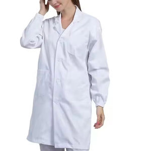 Uniforme Médico OEM de Alta Calidad, Bata de Laboratorio Unisex de Polialgodón, Productos para Hospitales y Laboratorios, Batas de Farmacia - Product Image 6