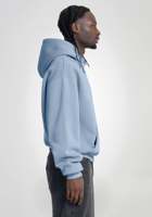 Sweat à capuche surdimensionné de haute qualité 350 g/m², personnalisable avec logo, unisexe, noir, épais, pour hommes