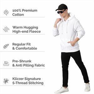 Mens Full Zip Cotton Hoodie Casual <b>Fleece</b> <b>Lined</b> Hooded Sweatshirt Soft Comfortable Streetwear <b>Jacket</b> Wholesale Bulk Apparel - Product Image 4