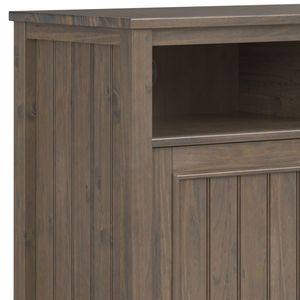Mobile porta TV di medie dimensioni con armadietto contenitore in marrone fumé - Product Image 2