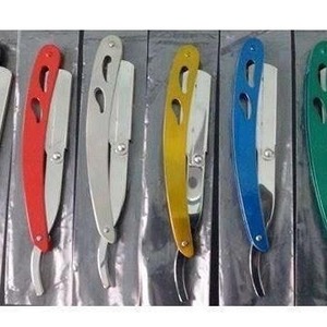 Professional Barber Razor Stainless Steel Straight Edge Razor Blades Easy to Use Classic Style for Extra <b>Clean</b> Shave - Product Image 6