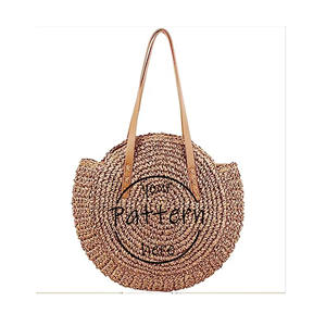 Organic Jute Round <b>Bag</b> Handmade Women Fashion Shoulder Tote <b>Bag</b> - Product Image 1
