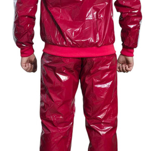 Soft Fabric Men Sublimation Tracksuit Breathable Collar <b>Zipper</b> <b>Jacket</b> & Pants Sets Men Unisex Durable Men Sublimation Tracksuits - Product Image 6