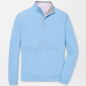 เสื้อสเวตเชิ้ตแบบซิปครึ่งตัวคุณภาพสูงสั่งทำได้ในราคาขายส่ง ยอดขายดีที่สุด เป็นมิตรกับสิ่งแวดล้อม สำหรับผู้ชาย - Product Image 5