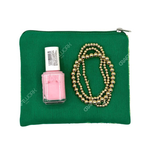 Handmade Beaded Garden Sesh Pouch Women <b>Mini</b> Clutch Bag Text Design Zip Coin Purse Crossbody OEM Supplier - Product Image 6