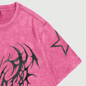 Camiseta Oversize Unisex de Algodón Lavado al Ácido para Todas las Estaciones, Personalizable para Marca y Publicidad - Product Image 5