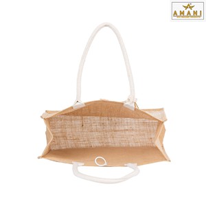 Sac en jute à motif mandala, écologique, réutilisable, pour les courses, les événements et les cadeaux - Product Image 2