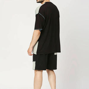 High Quality Wholesale box color T-shirt and Short <b>Set</b> for Men Custom Man Shorts and Tshirt <b>Set</b> Men's T-shirts of 2 Pieces - Product Image 1