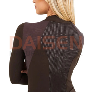 Women Equestrian Clothing <b>Long</b> <b>Sleeve</b> Riding Shirt Lightweight Breathable Design for Daily Training Sessions - Product Image 2